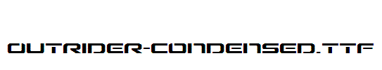 Outrider-Condensed