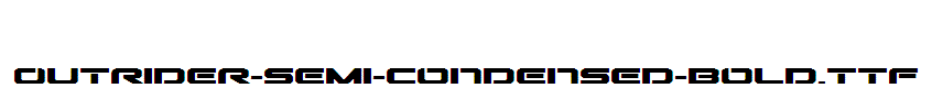 Outrider-Semi-Condensed-Bold