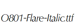 O801-Flare-Italic