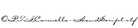 OPTICarmella-HandScript