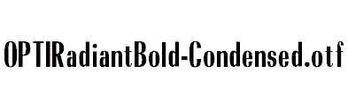 OPTIRadiantBold-Condensed