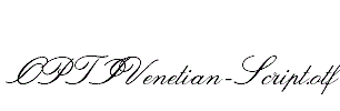 OPTIVenetian-Script