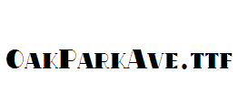 OakParkAve