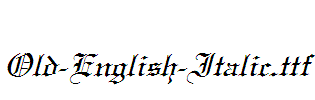 Old-English-Italic