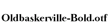 Oldbaskerville-Bold