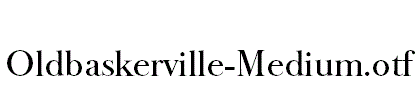 Oldbaskerville-Medium