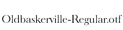 Oldbaskerville-Regular