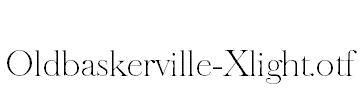 Oldbaskerville-Xlight