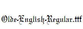 Olde-English-Regular