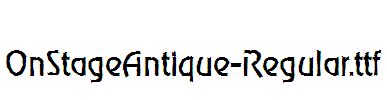 OnStageAntique-Regular