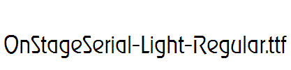 OnStageSerial-Light-Regular