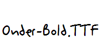 Onder-Bold