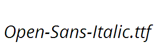 Open-Sans-Italic