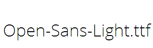 Open-Sans-Light