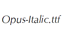 Opus-Italic