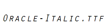 Oracle-Italic