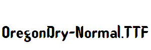 OregonDry-Normal