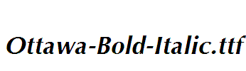 Ottawa-Bold-Italic