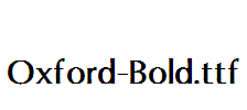 Oxford-Bold