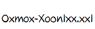 Oxmox-Regular