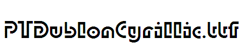 PTDublonCyrillic