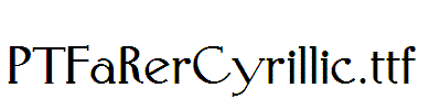 PTFaRerCyrillic