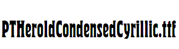 PTHeroldCondensedCyrillic