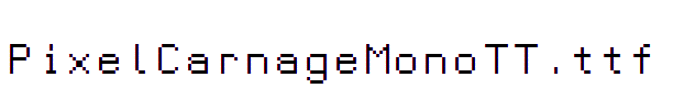 PixelCarnageMonoTT