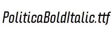 PoliticaBoldItalic