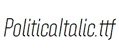 PoliticaItalic