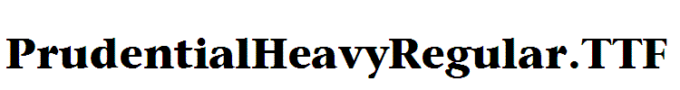 PrudentialHeavyRegular