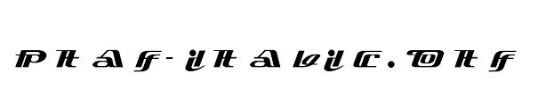 PTAF-Italic