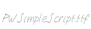 PWSimpleScript