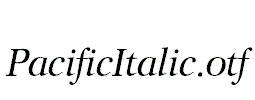 PacificItalic