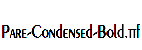 Pare-Condensed-Bold