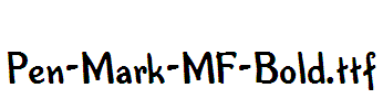 Pen-Mark-MF-Bold