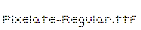 Pixelate-Regular