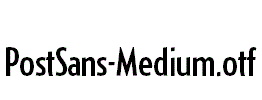 PostSans-Medium