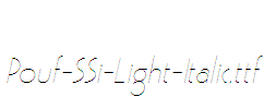 Pouf-SSi-Light-Italic