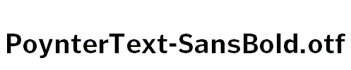 PoynterText-SansBold