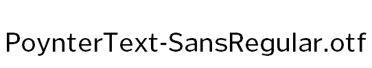 PoynterText-SansRegular