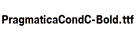 PragmaticaCondC-Bold