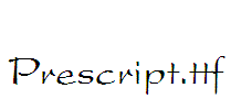 Prescript