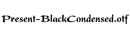 Present-BlackCondensed