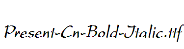 Present-Cn-Bold-Italic