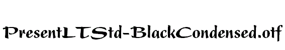 PresentLTStd-BlackCondensed