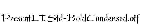 PresentLTStd-BoldCondensed