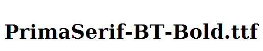 PrimaSerif-BT-Bold