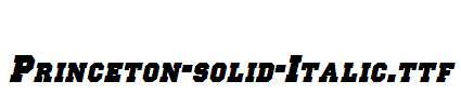 Princeton-solid-Italic