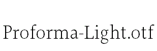 Proforma-Light